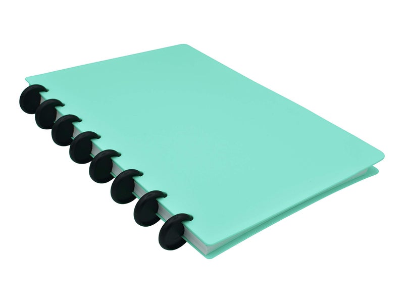 Eleven Discs Discbound Notebook, Junior Size, 1mm Poly Cover, Heavyweight Paper, 50 Dot Grid Sheets (Black) - Image 2